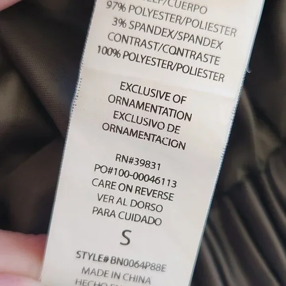 Democracy Sequin Embellished Satin Bomber Jacket Glam Disco Festival Party Cute - Picture 10 of 10